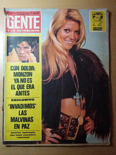 Revista Gente 411 Jun 1973 Cristina Rodriguez Borges 