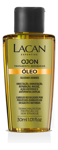 Oleo De Ojon Lacan 30ml Hidratação Reparação Umectação