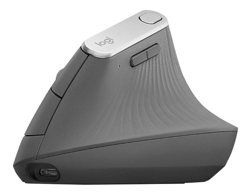 Imagen 4 de 5 de Mouse vertical inalámbrico recargable Logitech MX Vertical negro