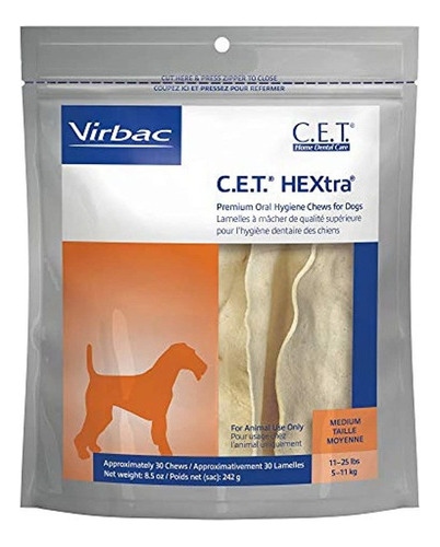 Virbac C.e.t. Hextra Premium Higiene Oral Mastica Para Perro