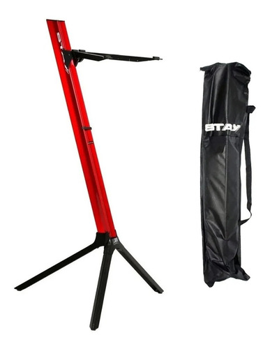 Estante Suporte Teclado Stay Slim 1100/01 Vermelho 110cm