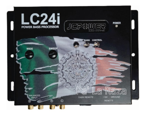 Epicentro Restaurador Jc Power Lc24i Con Medidor De Volts Co Negro