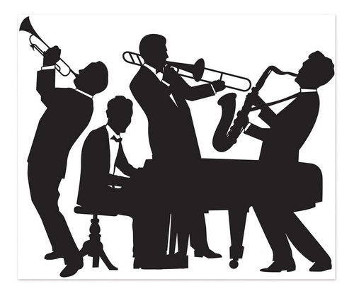 Beistle 52178 20's Jazz Band Insta Mural Completo Decoracio