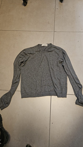 Sweater Pull & Bear Usado Perfecto Estado Gris Pullover