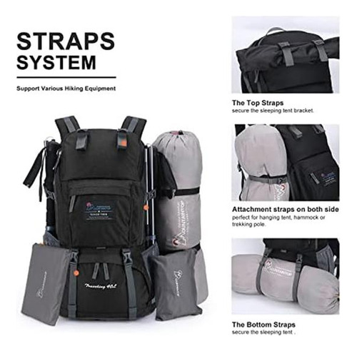 Mountaintop Mochila De Senderismo De 40 Litros Para Mujeres
