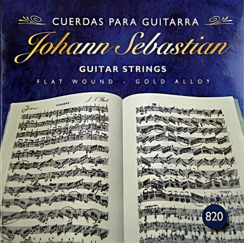 820 Encordado Johann Sebastian Flat Guitarra Clásica Entorch