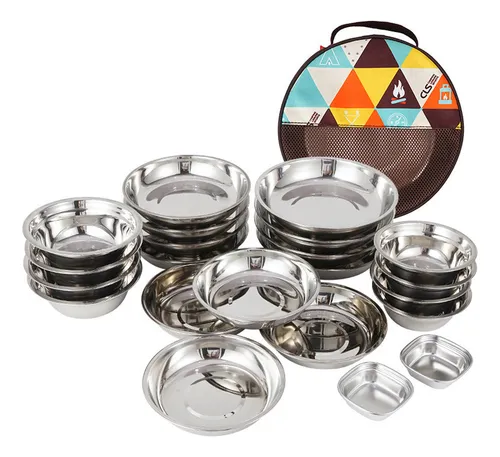 Vajilla de acero inoxidable mercadolibre hotsell