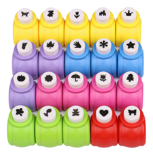 Katfort - Juego De 20 Perforaciones Para Ninos, 20 Patrones,