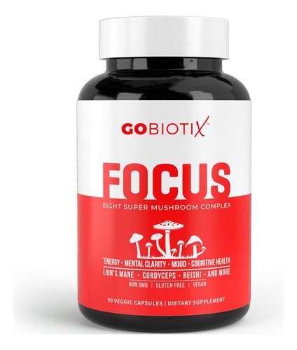 Gobiotix Focus Mushroom Supplement Complex - Pildoras Nootro