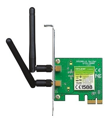 Imagen 2 de 3 de Placa De Red Wifi Pci-x Tp-link Tl-wn881nd 881nd 300 Mbps