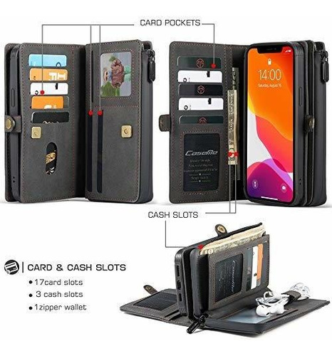 Compatibal With iPhone 12 Pro Max 6.7 Inch Case Multi Flip