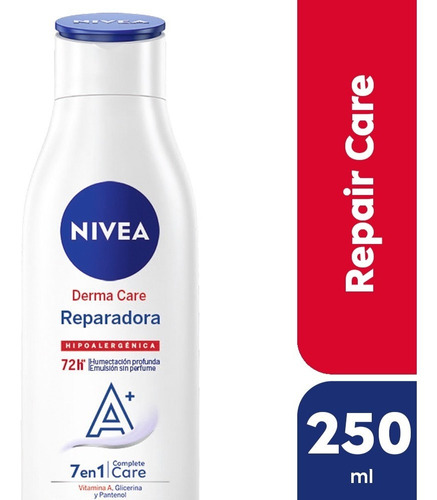 Crema Corporal Nivea Derma Care Reparadora 7 En 1 X 250 Ml