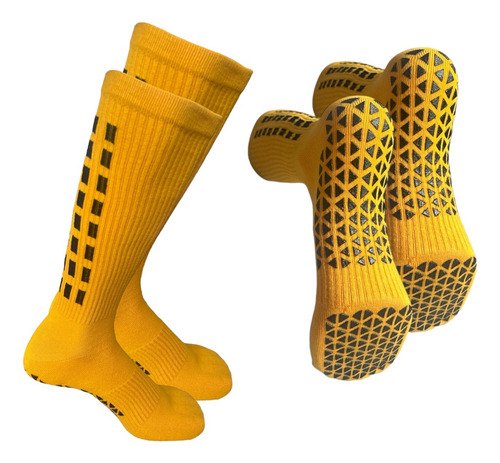 Calceta Deportiva, Antiderrapante Para Hombre, De Algodón.