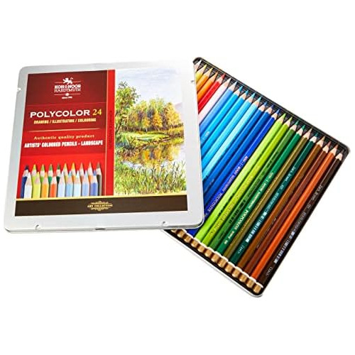 Lápices De Colores Polycolor Landscape Artist (juego D...