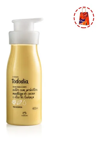 Creme Hidratante Natura Tododia Macadâmia & Algodão cada