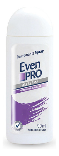 Kit 18 Unidades Desodorante Spray Even Pro Alfazema 90ml