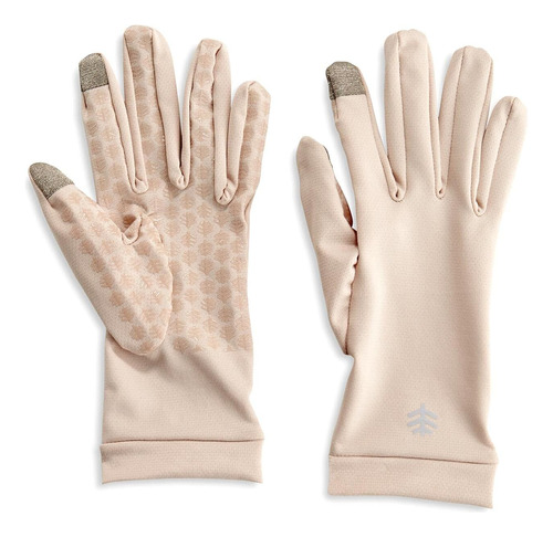 Guantes De Mujer, Coolibar Small Beige 1
