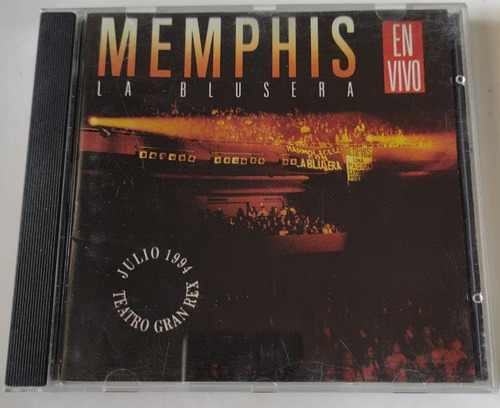 Cd Memphis La Blusera Memphis En Vivo - Made In Usa