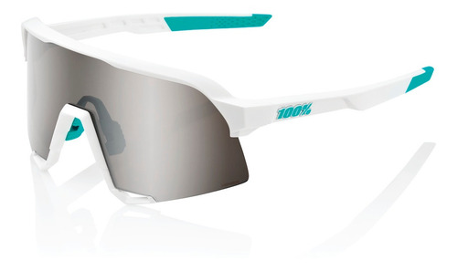 Lentes Deportivos 100% Original S3 Blanco Silver Mirror Lens