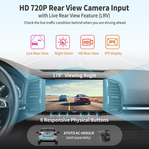 Atoto A6g2a7pf Estéreo Automotivo Android Duplo Din, Carpla