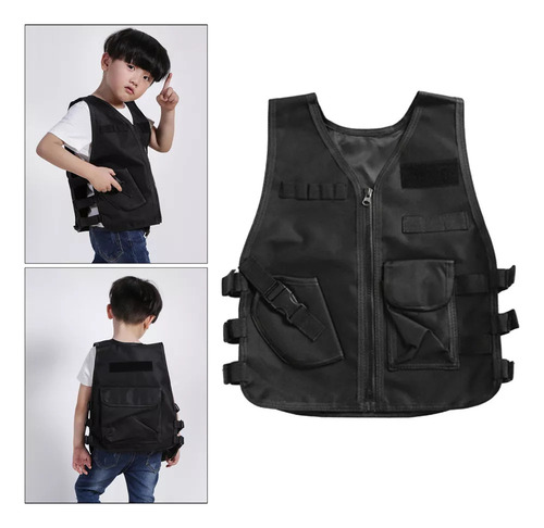 Chaleco Táctico Para Niños, Chaleco Policial, Equipo Militar
