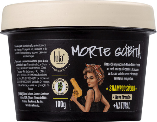 Shampoo Esfoliante Lola Cosmetics Morte Súbita 100g