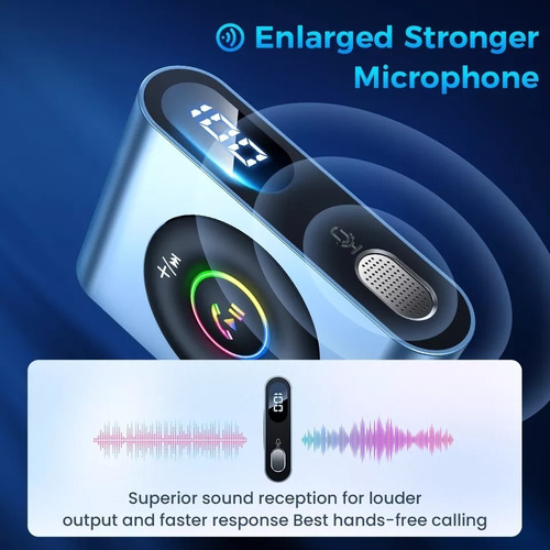 Imagen 2 de 7 de Receptor De Audio Bluetooth Adaptador Auto