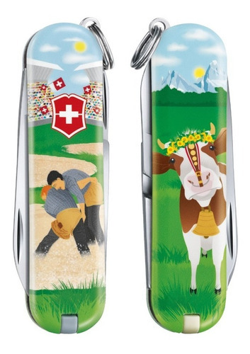 Navaja Victorinox Classic Colección 2020 Limited Grati Color Swiss Wrestling