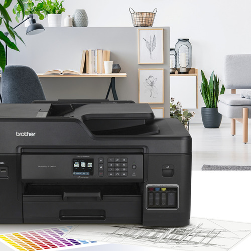 Brother Mfc-t4500dw Multifuncional Tinta A Color A3 Dúplex Adf Wifi Y Red Ethernet Color Negro 220v