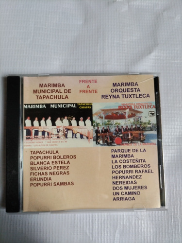 Marimbas Tapachula Y Reyna Tuxtleca Frente A Frente Disco Cd