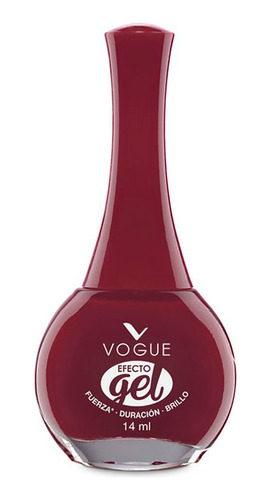 Esmalte Para Uñas Vogue Efecto Gel Valentia X 14 Ml