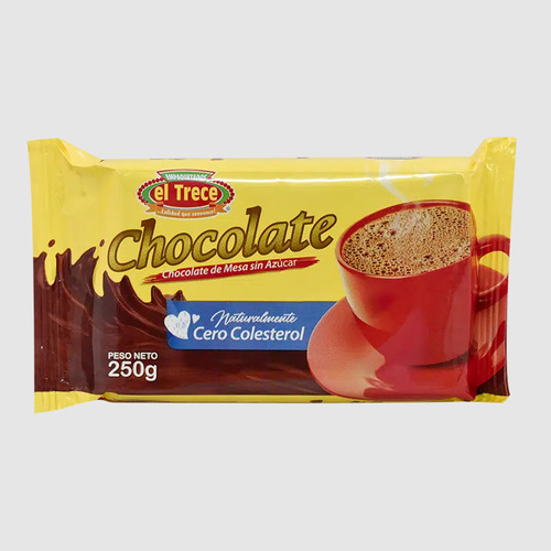 Chocolate De Mesa Sin Azucar 250g
