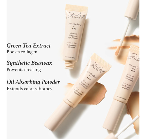 Julep Eyeshadow 101 Long Wear Eye Primer, Lightweight Green