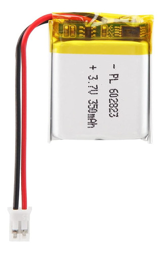 3.7v 350mah 602823 Lithium Polymer Ion Battery Recharge...