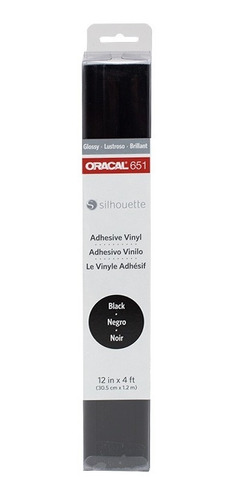 Vinil Adhesivo Oracal 651 Silhouette 12 Pulgadas Black