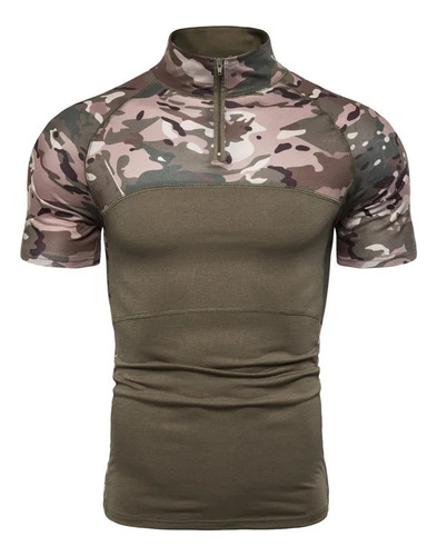 Camiseta Táctica Para Hombre, Uniforme Militar, Camuflaje, C