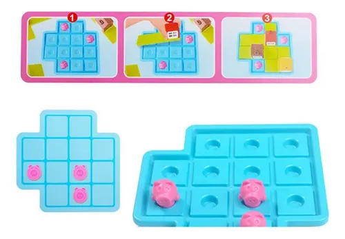 Rompecabezas Puzzle Cerdito Y Lobo + Libro Interactivo