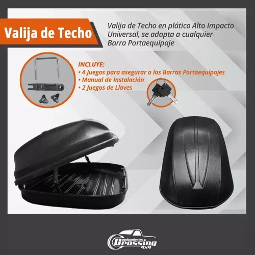 Valija Box De Techo Para Auto 360 Lts Portaequipaje Baul