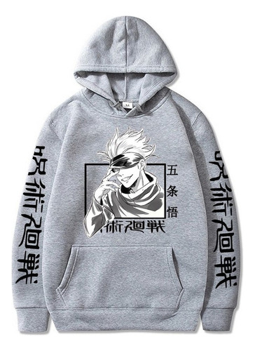2024 Jujutsu Kaisen Sudadera Con Capucha Hip Hop Anime