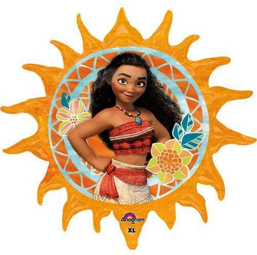 Globo De Moana Princesa Disney Calidad Helio Jumbo