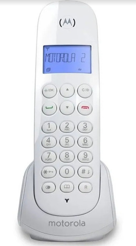 Imagen 3 de 4 de Teléfono Motorola M700W inalámbrico - color blanco