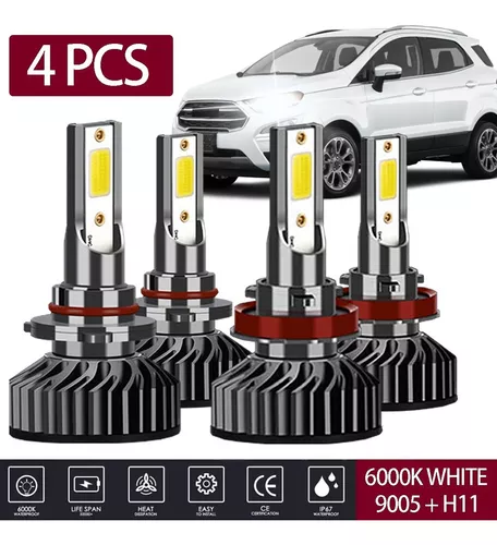 Comprar Kit Focos Led 12000lm 80w H1 H7 H11 9005 9006 H4 Para Ford