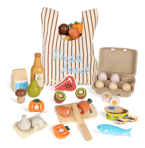 Juegos De Comida De Madera Lehoo Castle Cocina Niños 3 Años