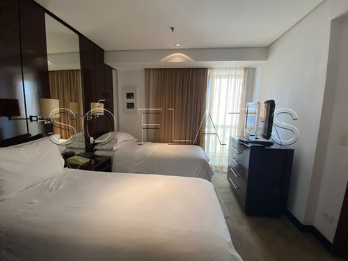 Imagem 5 de 15 de Flat No Itaim Bibi Com 2x Dorms E 2x Vagas Para O Seu Conforto No Pé Da Av 9 De Julho. Sem Fiador - Sf34767