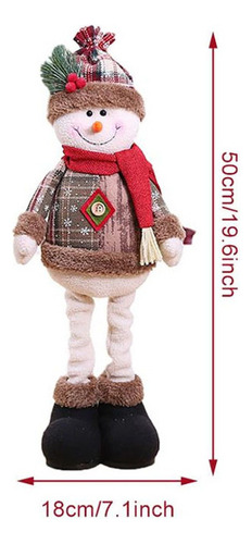 Para 2024 3 Pzs Muñeco Peluche Navideña Reno Papa Noel