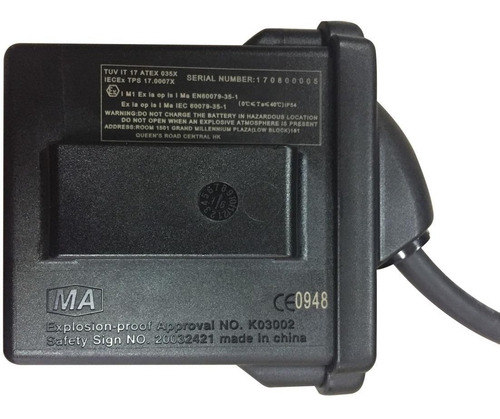 Lampara Linterna Minera Antiexplosiva Para Casco Wisdom M1 Kl8m Atex Grupo 1 M1 Con Cable Zona San Martin Caseros