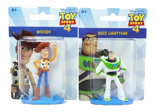 Toy Story 4 Coleccion Mattel 2 Figuras Disney Woody Buzz