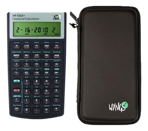 Calculadora Científica Financiera Hp 10bii+, Con Estuche