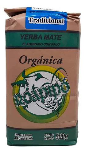 Yerba Orgánica Tradicional X500grs Roapipo