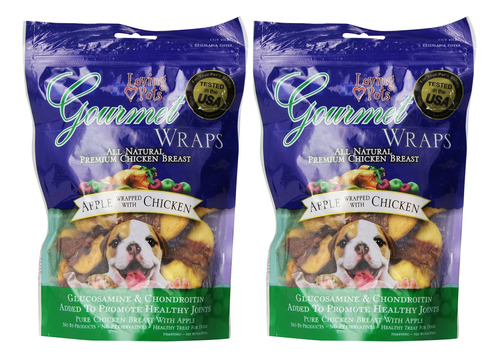 Loving Pets All Natural Premium Manzana Y Pollo Envolturas .